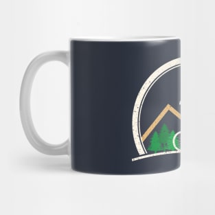 Mountain Bike Retro Style Extreme Hiking Lovers Gift Mug